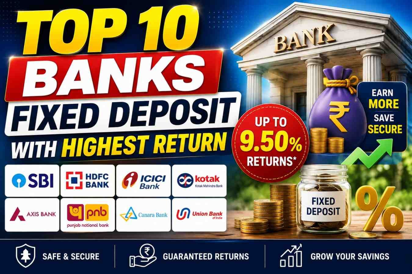 Top 10 Banks Fixed Deposit With Highest Return